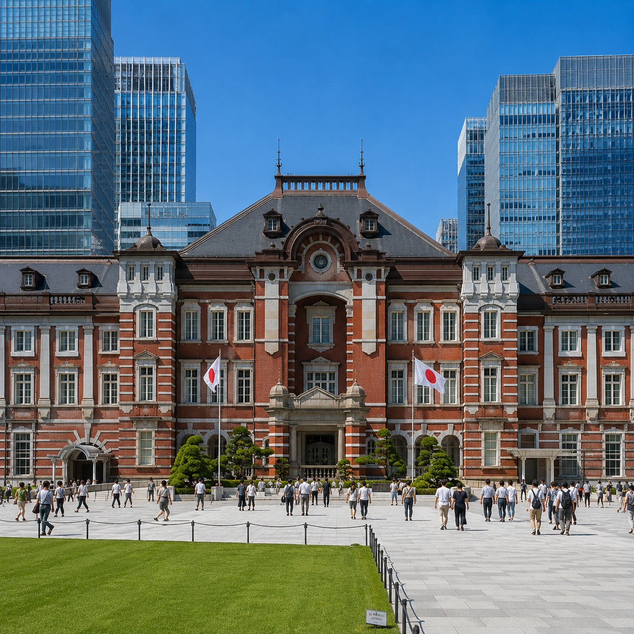 Tokyo Station travel photoshoot in Japan